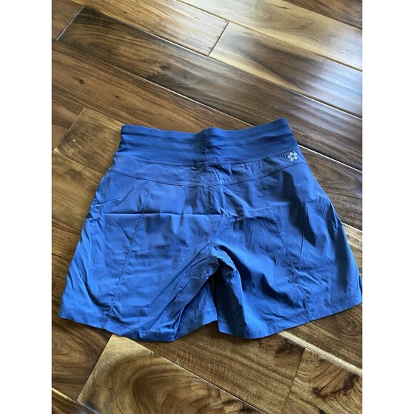 Tuff Athletics Size S Women Blue Pockets Drawstring Activewear Shorts #181 - Picture 5 of 7